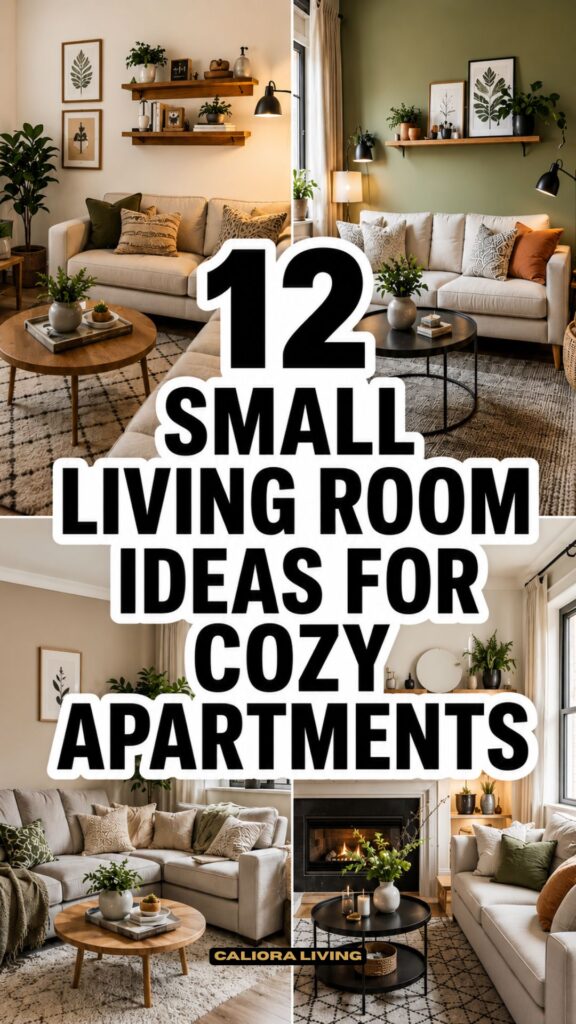 12 Small Living Room Ideas for Apartments That Feel Cozy, Chic, and Open