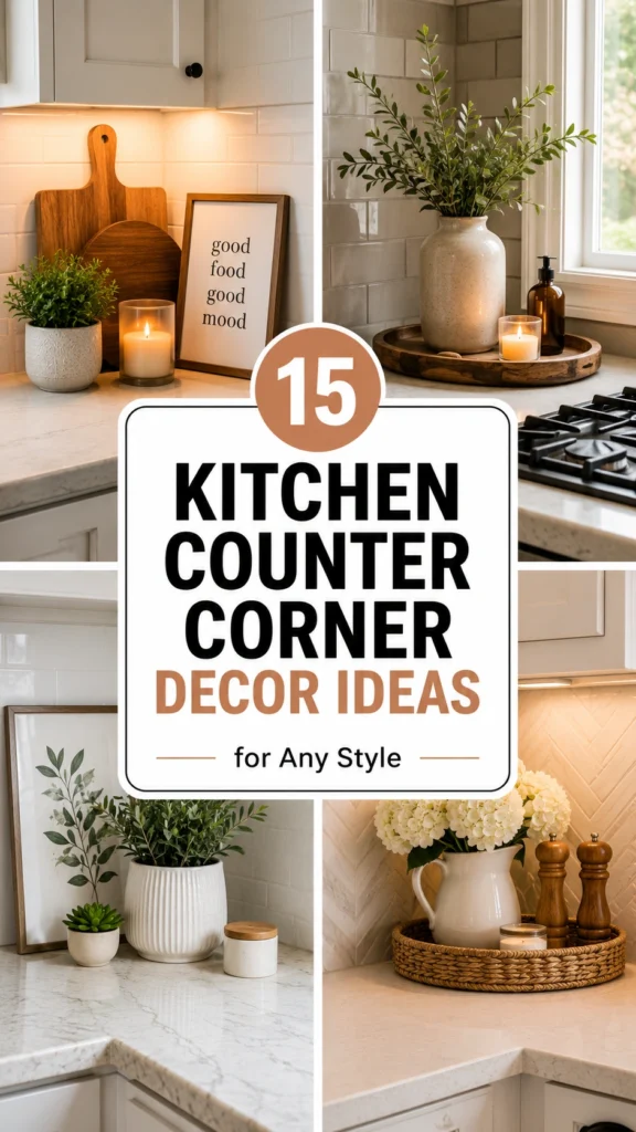 15 Kitchen Counter Corner Decor Ideas That Instantly Elevate Your Space
