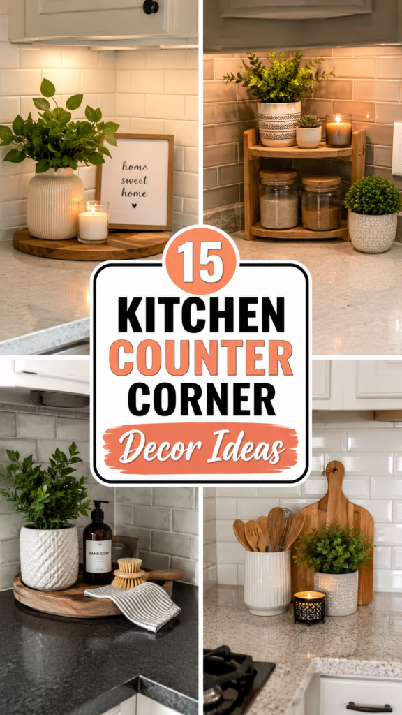 15 Kitchen Counter Corner Decor Ideas That Instantly Elevate Your Space