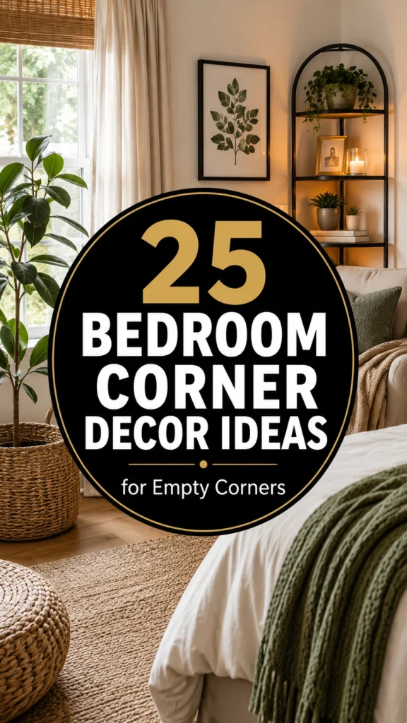 25 Bedroom Corner Decor Ideas That Make Empty Corners Look Amazing