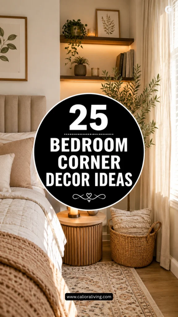 25 Bedroom Corner Decor Ideas That Make Empty Corners Look Amazing