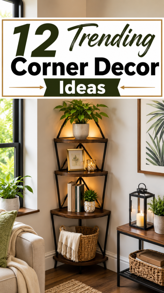 12 Trending Corner Decor Ideas Taking Over Pinterest This Year