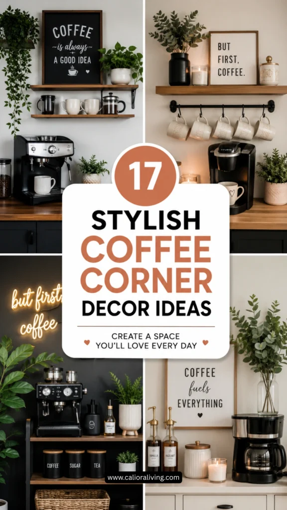 17 Stylish Coffee Corner Decor Ideas for Every Home