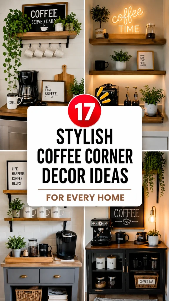 17 Stylish Coffee Corner Decor Ideas for Every Home
