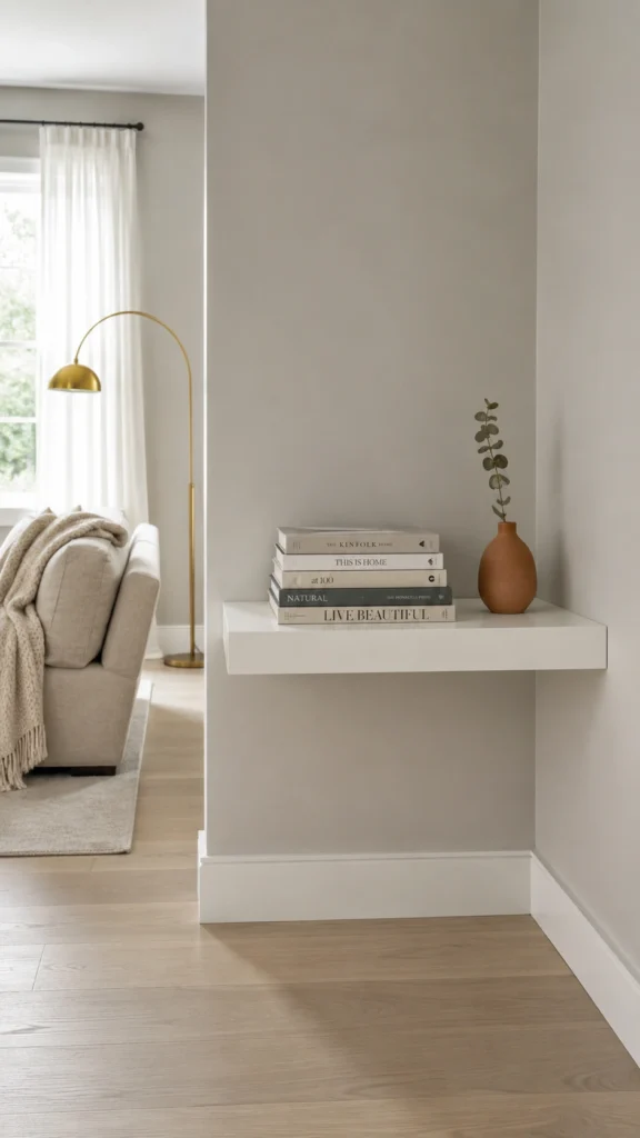 Living Room Corner Wall Decor Ideas
