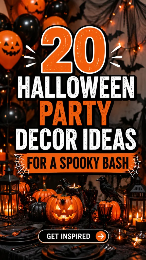 20 Halloween Party Decor Ideas for a Spooky Bash