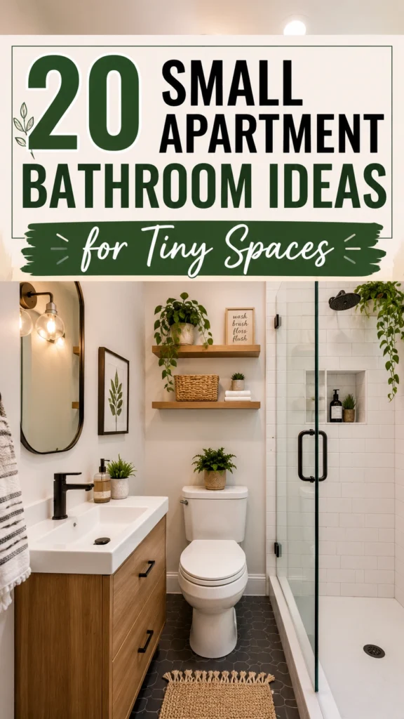 20 Small Apartment Bathroom Ideas for Tiny Spaces