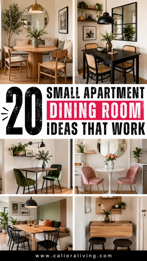 20 Small Apartment Dining Room Ideas That Work