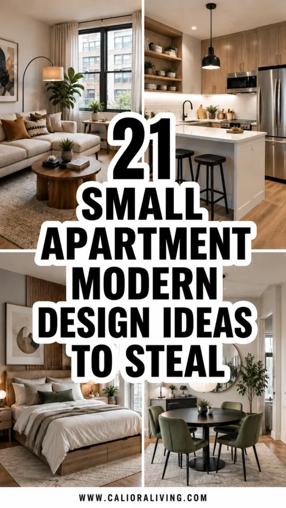 21 Small Apartment Modern Design Ideas to Steal