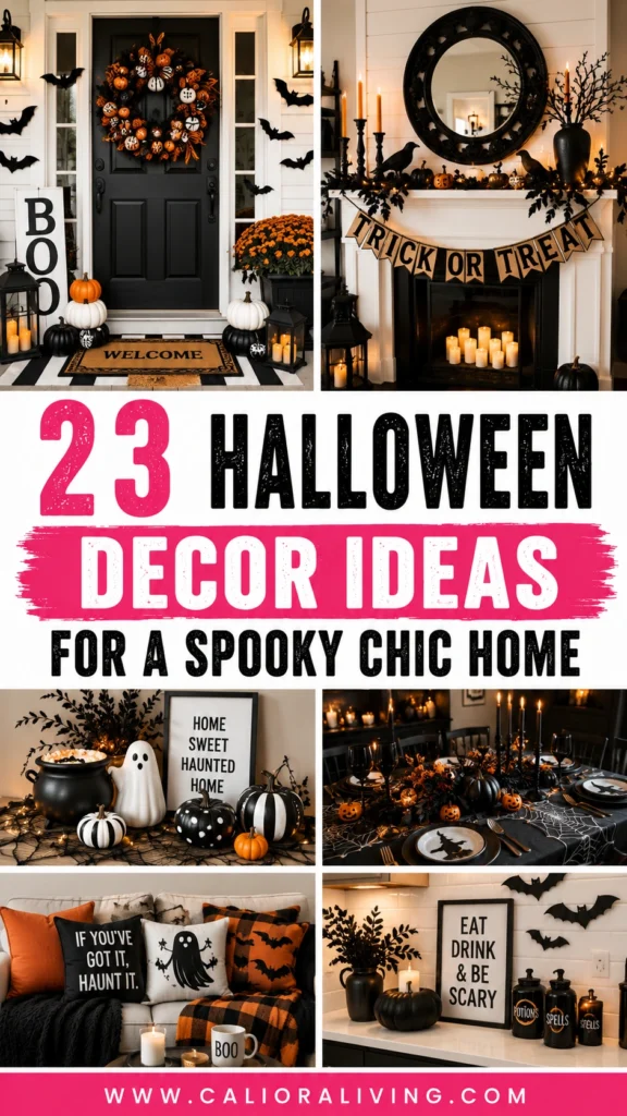 22 Halloween Decor Ideas for a Spooky Chic Home