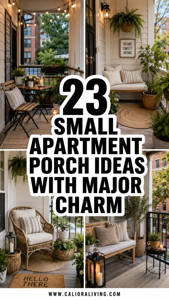 23 Small Apartment Porch Ideas With Major Charm