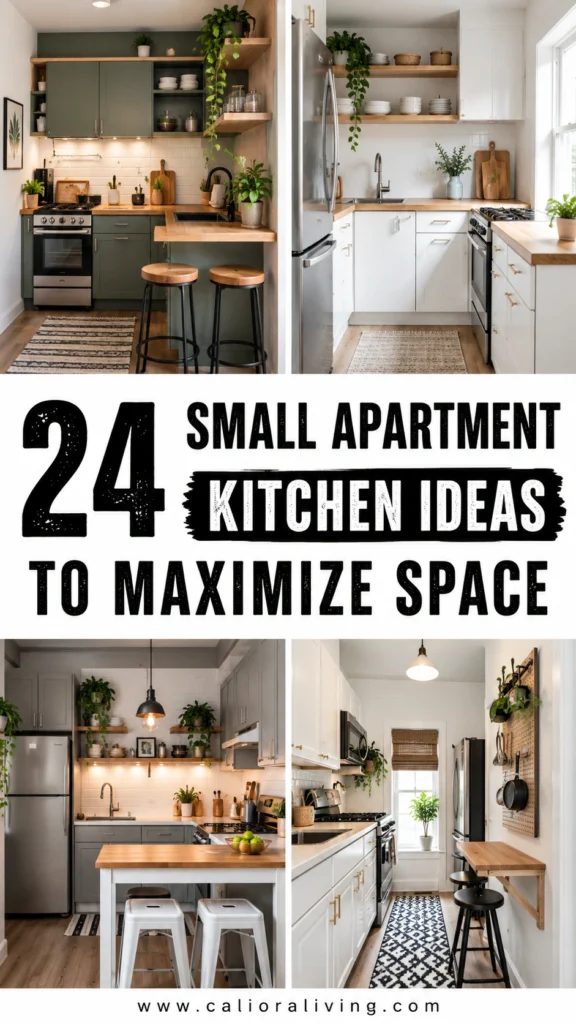 24 Small Apartment Kitchen Ideas to Maximize Space
