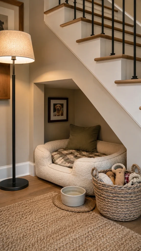 Staircase Corner Decor Ideas