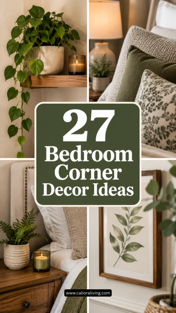 27 Bedroom Corner Decor Ideas for a Cozy, Stylish Space