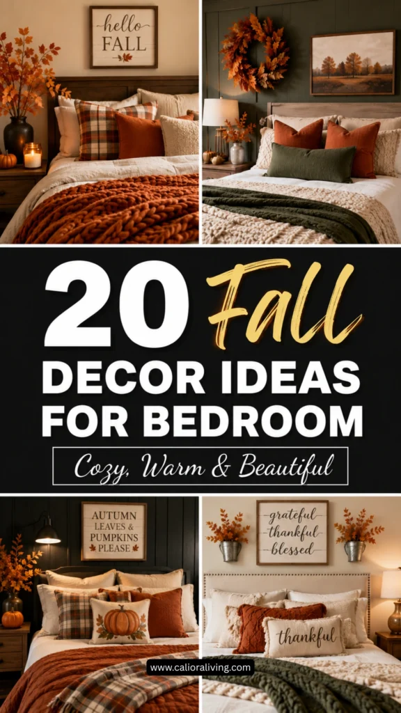 20 Fall Decor Ideas for Bedroom You’ll Love This Season