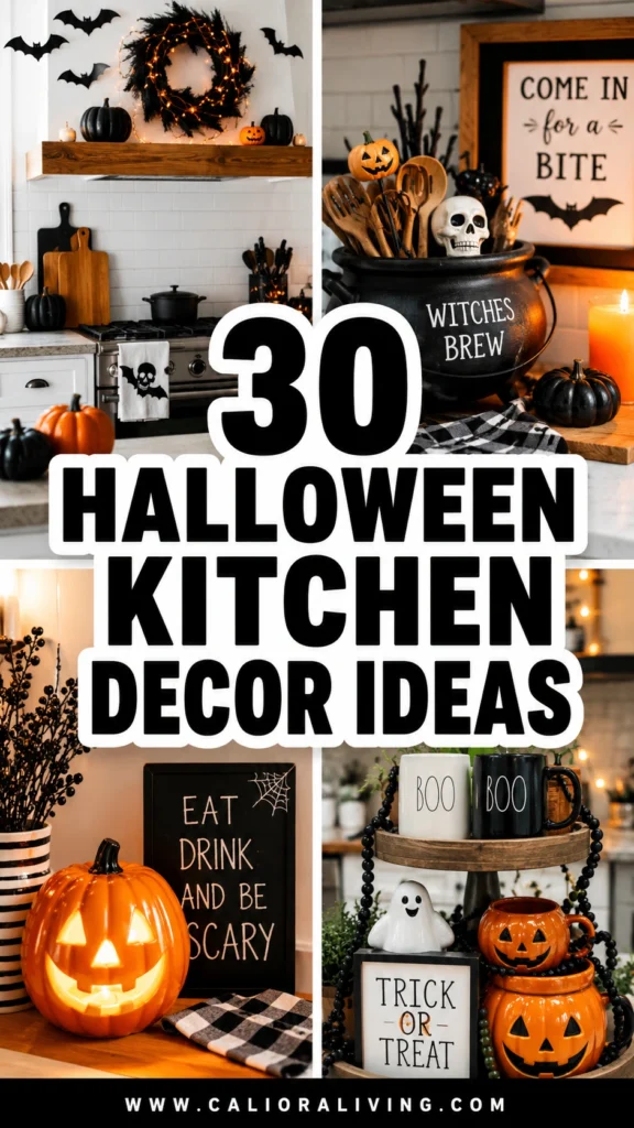 30 Halloween Kitchen Decor Ideas You’ll Wish You Tried Sooner