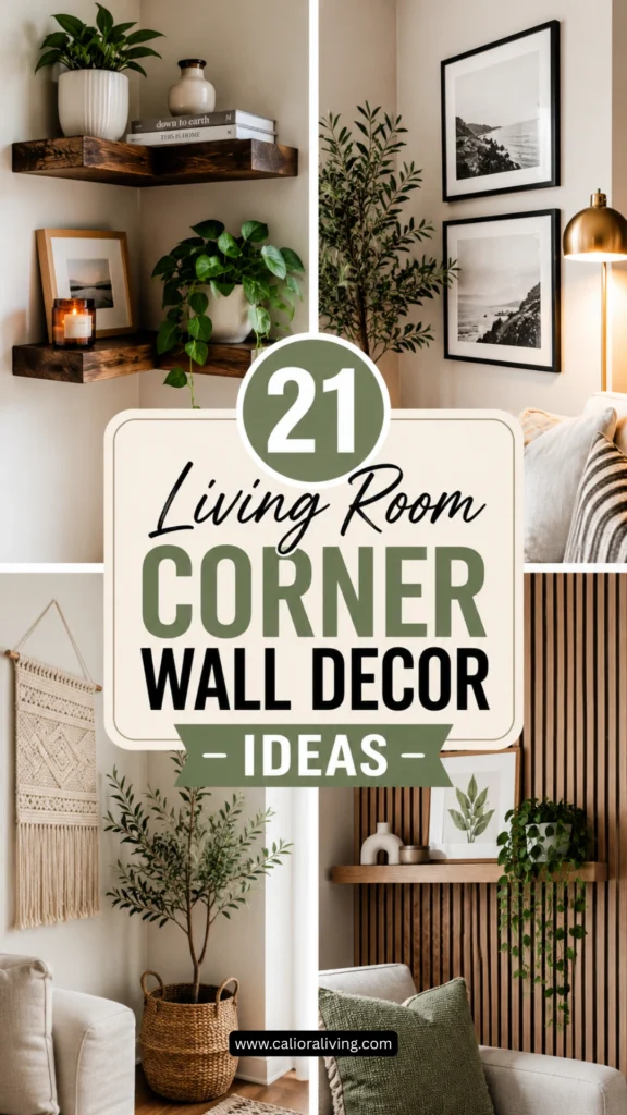21 Living Room Corner Wall Decor Ideas That Add Instant Style