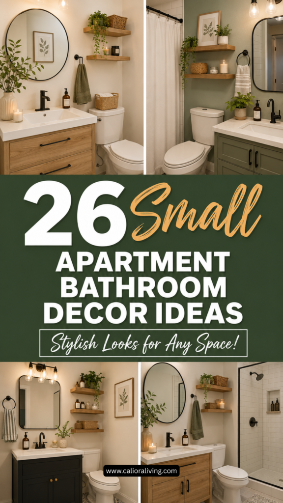 26 Small Apartment Bathroom Decor Ideas You’ll Love