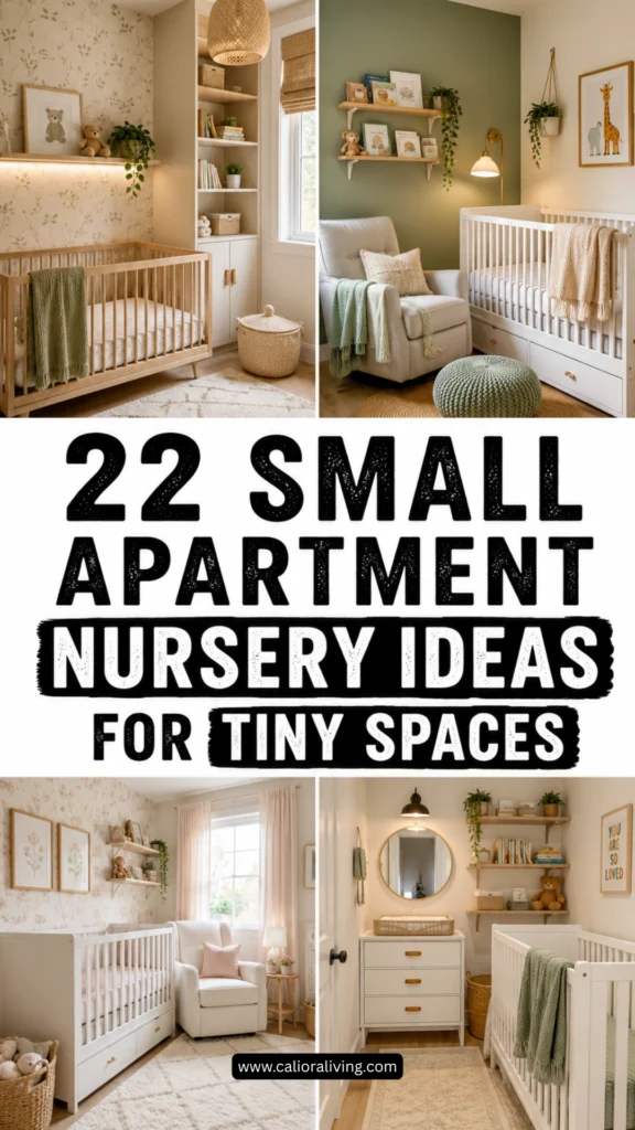 22 Small Apartment Nursery Ideas for Tiny Spaces