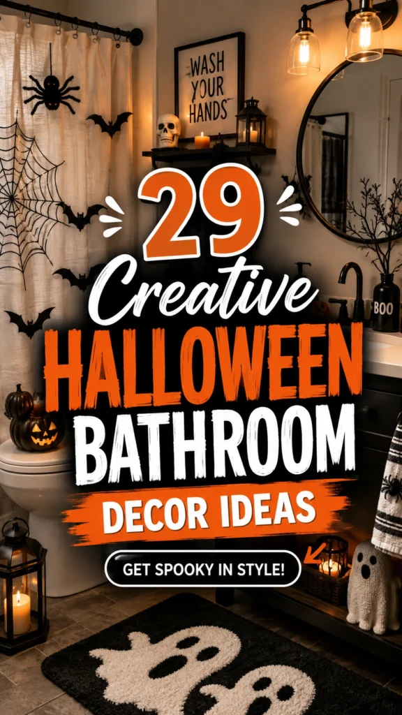 29 Creative Halloween Bathroom Decor Ideas for a Haunted Home